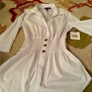 Ellen Tracy NWT women's white shirt